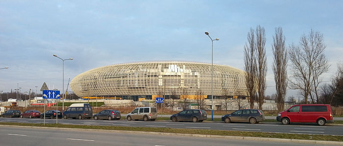 Krakow Arena is the city's chief venue for sports events