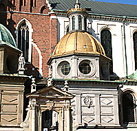 gold-plated dome of Krakow's Sigismund chapel